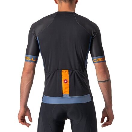 

Джерси Entrata VI мужские Castelli, цвет Light Black/Light Steel Blue/Pop Orange