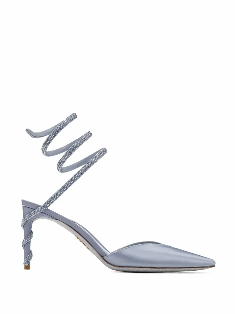 

Сатиновые слингбэки Margot Rene Caovilla, серебристый