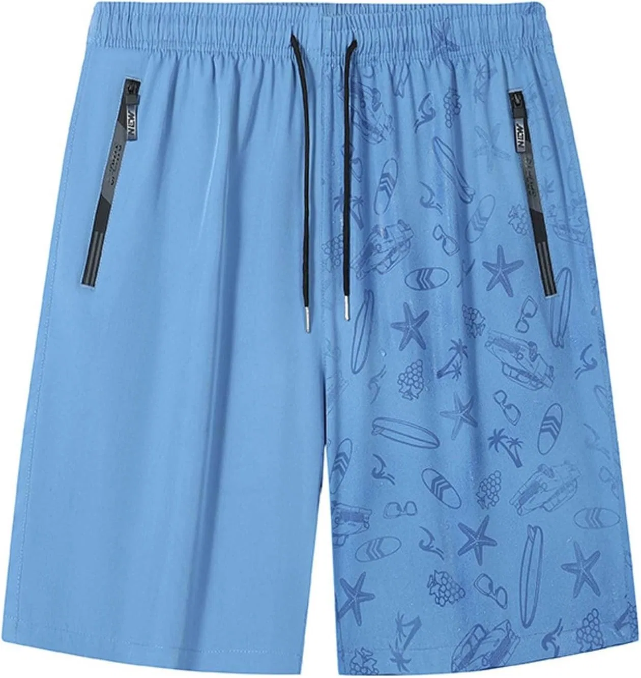 Шорты для активного отдыха Ice Silk Stretch Quick-Dry, C21 Sky Blue (water Effect)