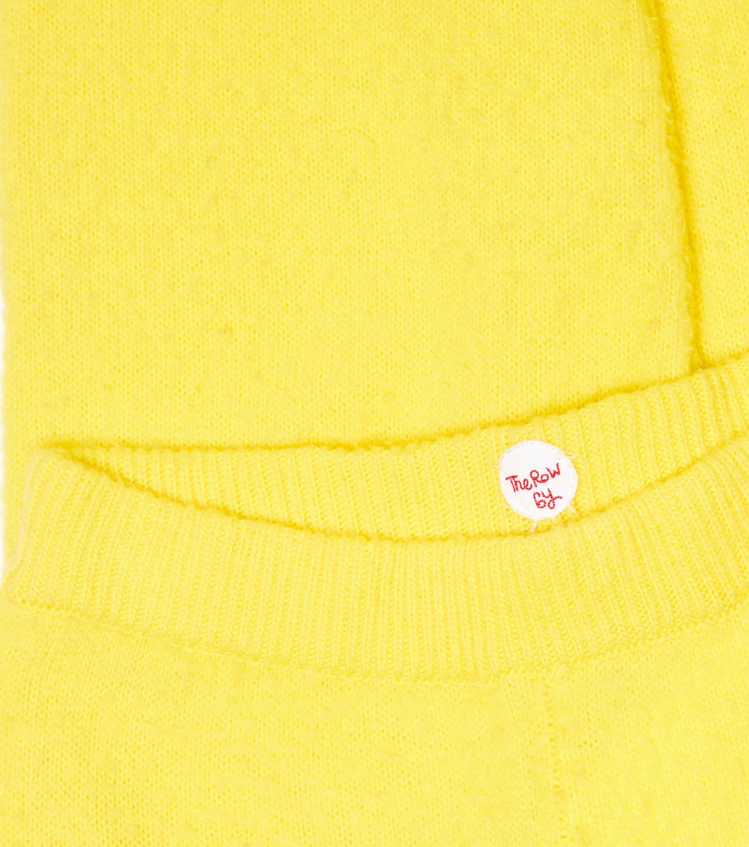 Брюки Bugsy из шерсти и кашемира The Row Kids, Lemon Yellow — фото 3