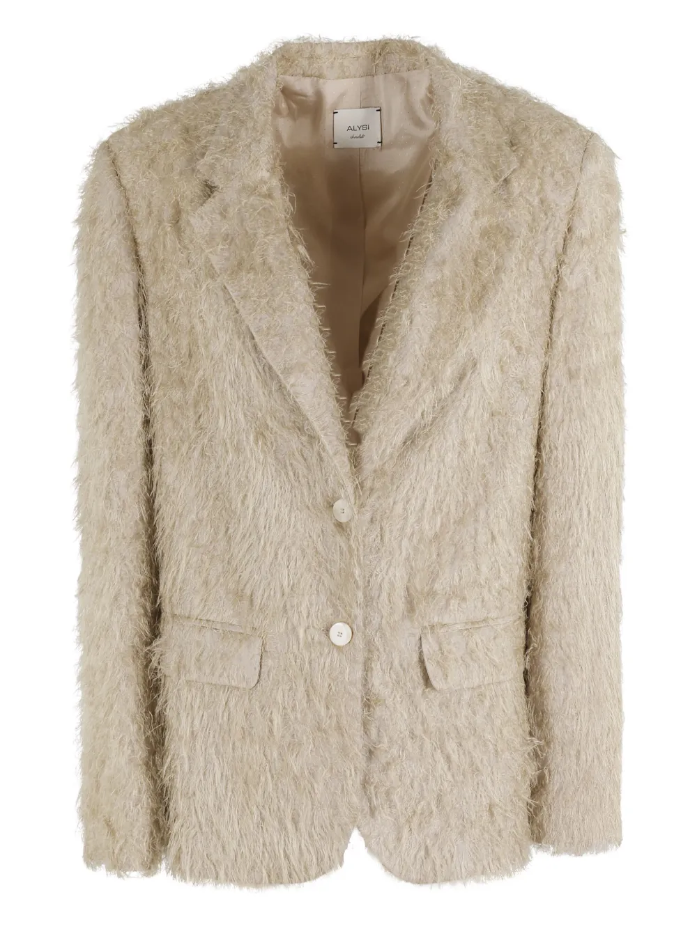 

Фактурный пиджак Alysi, нейтральный