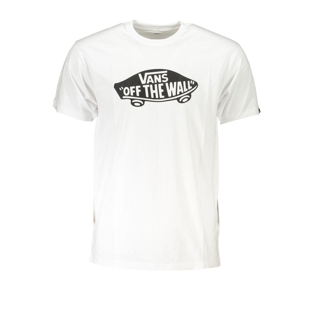

Белая хлопковая футболка Vans