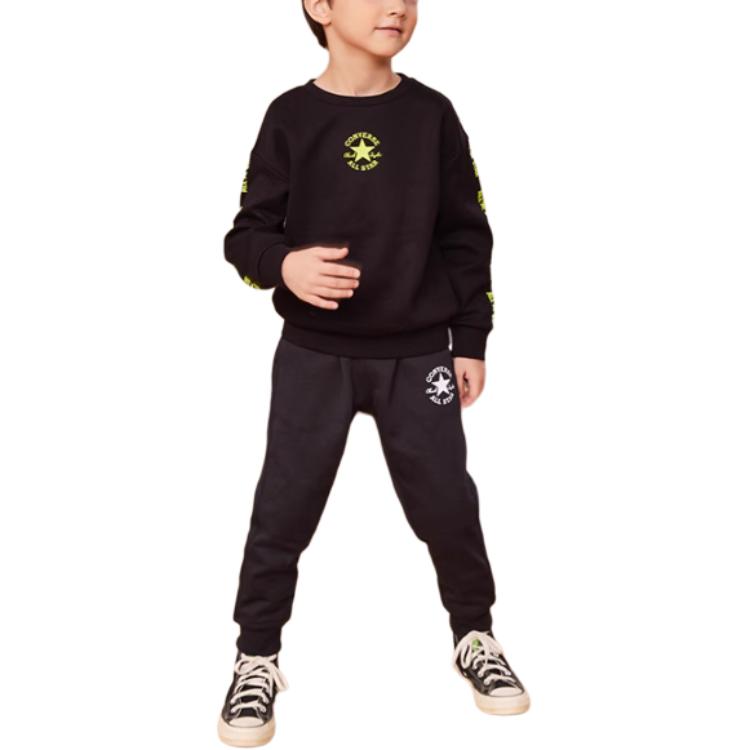 Converse Свитшот Jet Black для детей 3-7 лет — фото 4