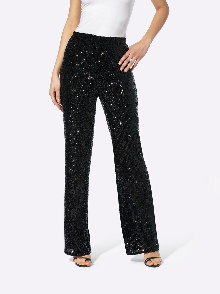 

Тканевые брюки heine Regular Pants, черный