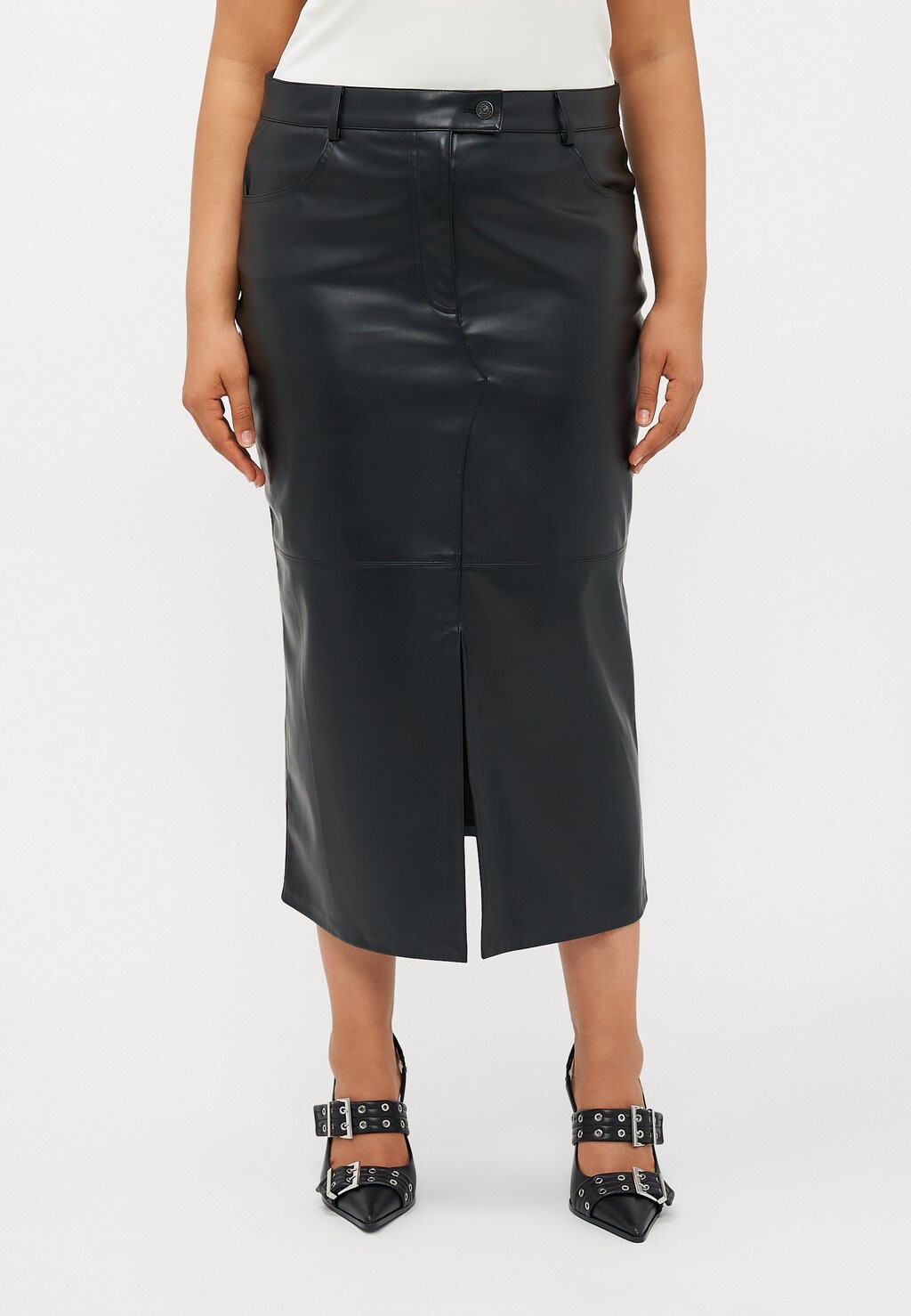 

Юбка-карандаш CARRIMA LONG SKIRT ONLY Carmakoma, черный