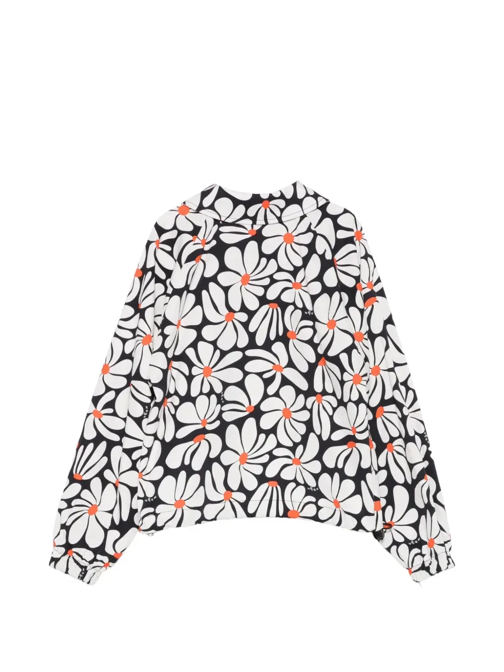 Куртка с цветочным принтом Msgm Kids, белый — фото 2