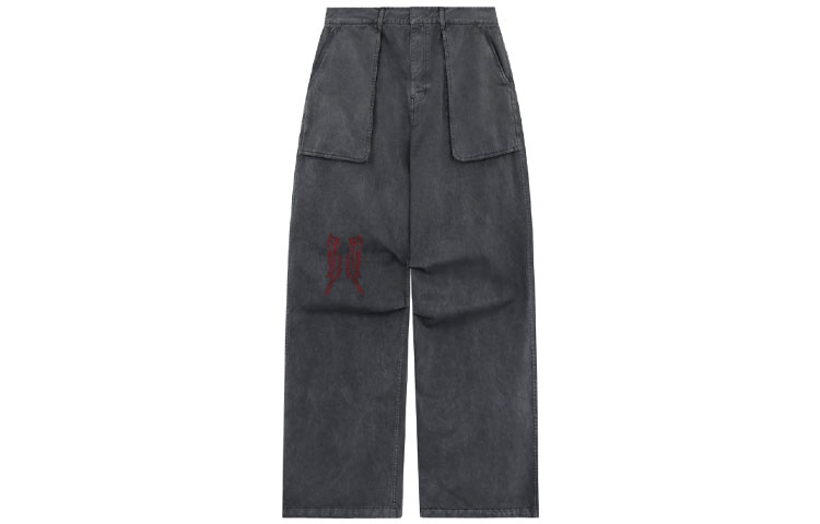 

Повседневные брюки SS23 для мужчин, темно-серые WE11DONE, темно-серый