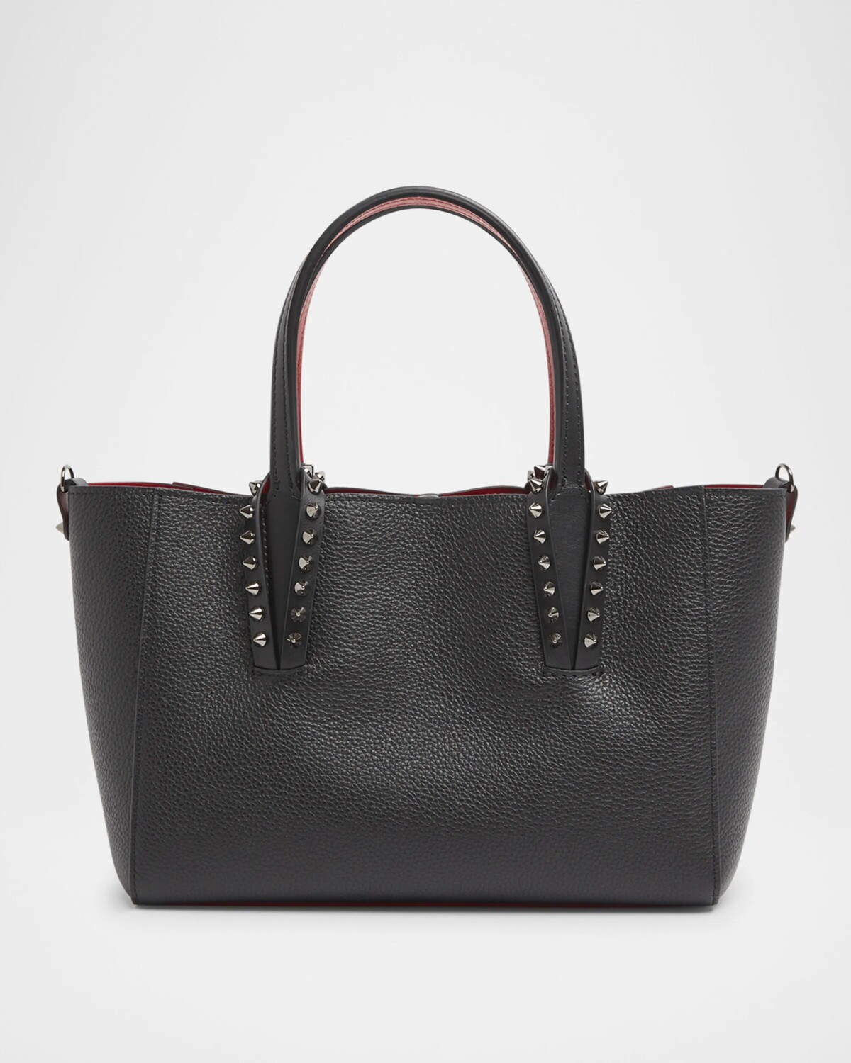 

Мягкая мини-сумка на плечо Cabata East-West из зерненой кожи Christian Louboutin, цвет Black/Gunmetal