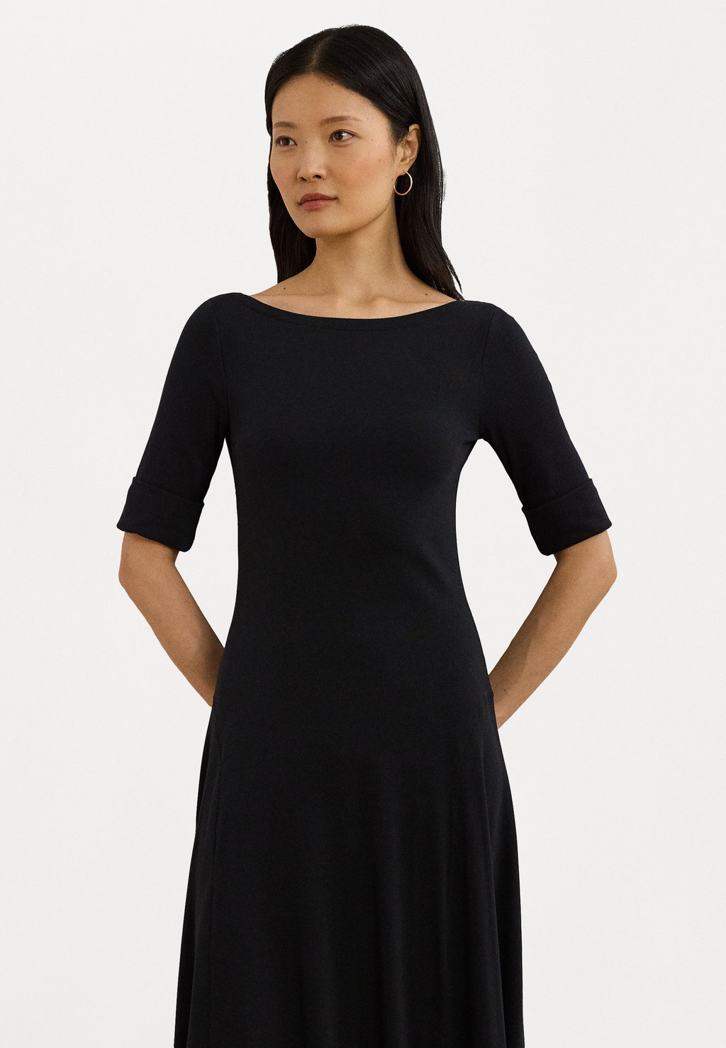 

Платье из джерси MUNZIE ELBOW SLEEVE DAY DRESS Lauren Ralph Lauren, черный