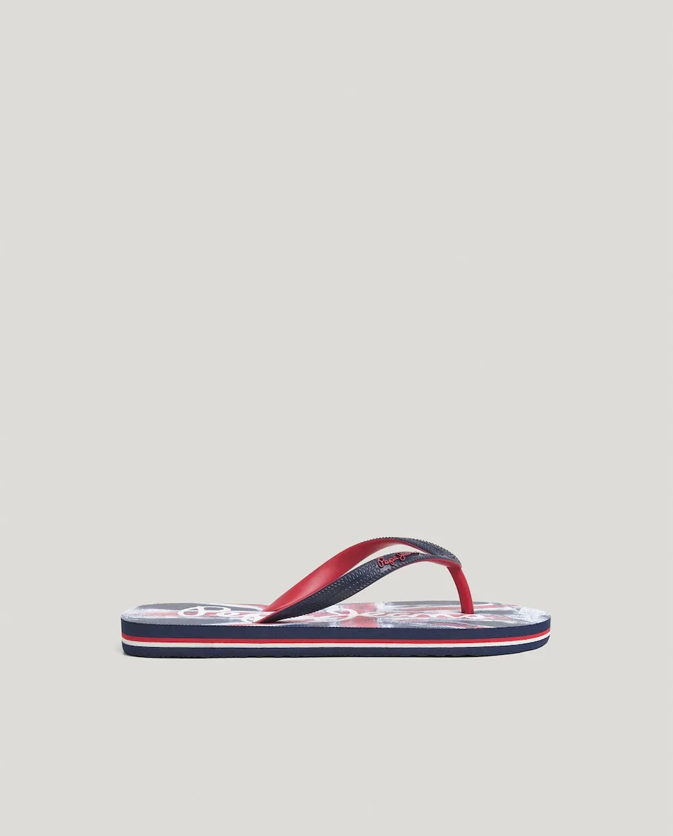 

Детские сланцы Union Jack Pepe Jeans, темно-синий/розовый
