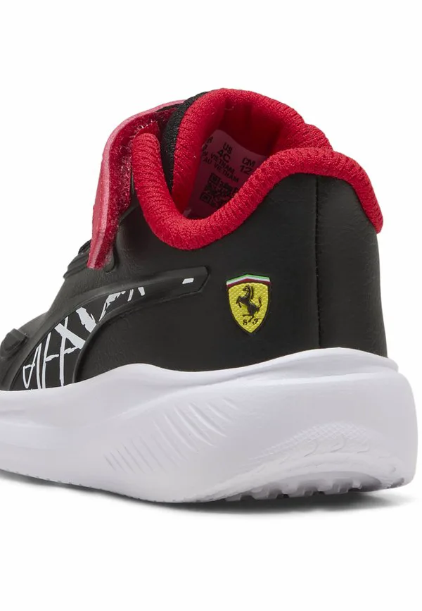 Детские туфли scuderia ferrari skyrocket Puma, Black- White — фото 4