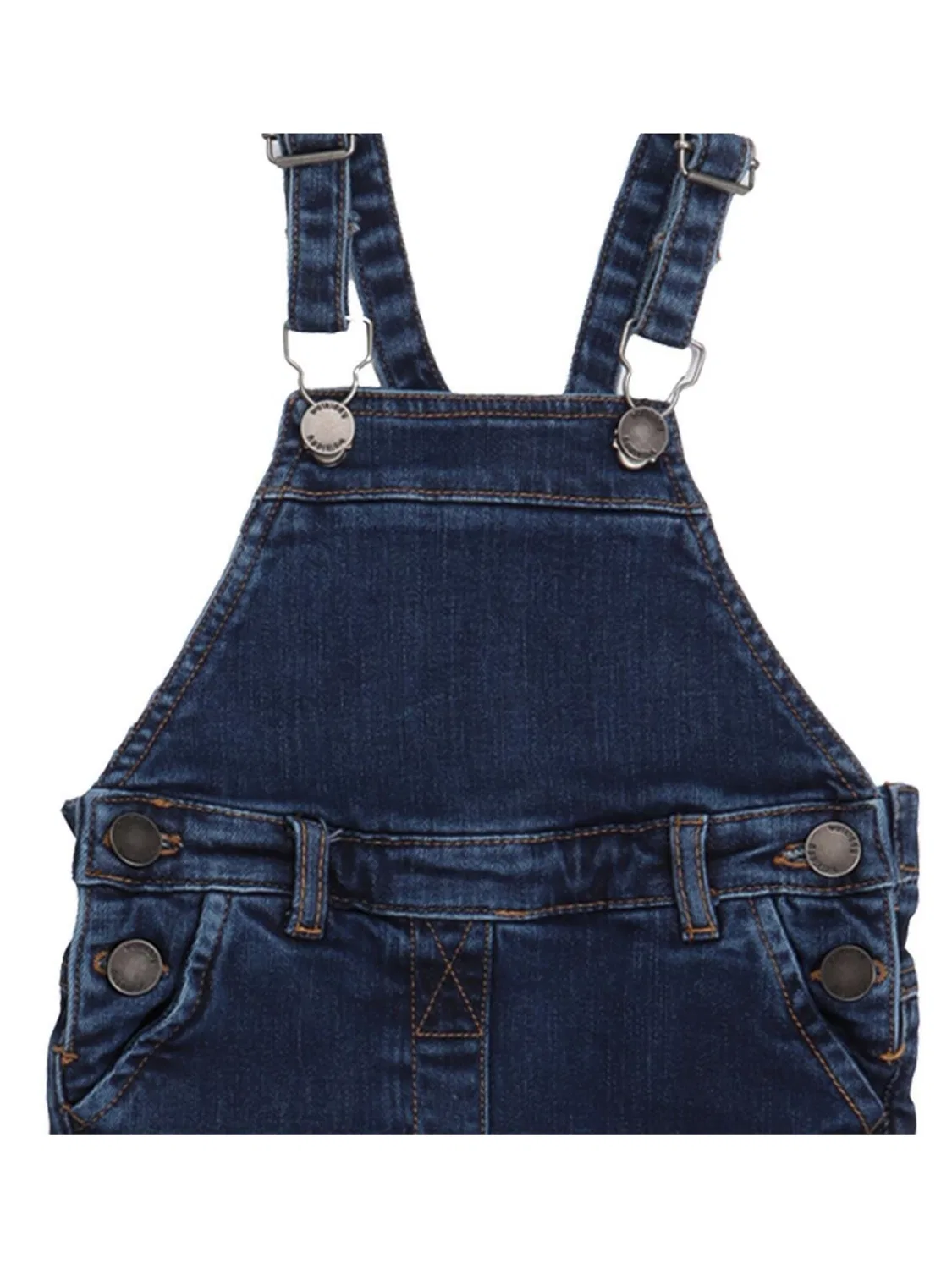 Комбинезон Walkiddy Regular Overalls Unifarben Dungarees темно-синего цвета — фото 2