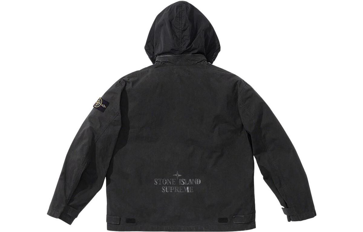 Коллекция Stone Island X Весна/Лето 2022 Куртка Унисекс Supreme, белый — фото 2