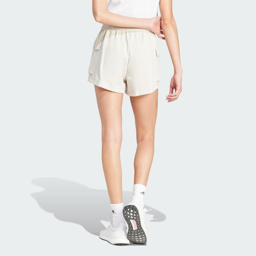 ADIDAS Шорты-карго Essentials с небольшим логотипом из французского трикотажа — фото 3