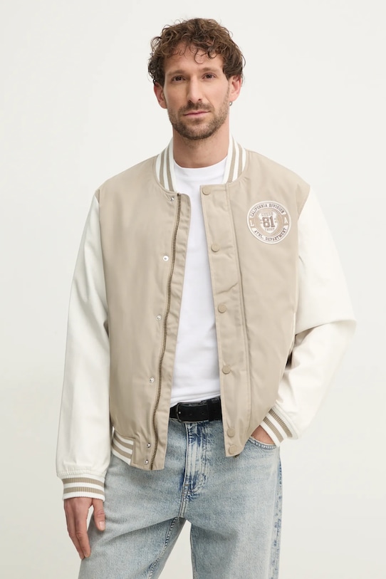 

Куртка-бомбер VARSITY Guess, бежевый