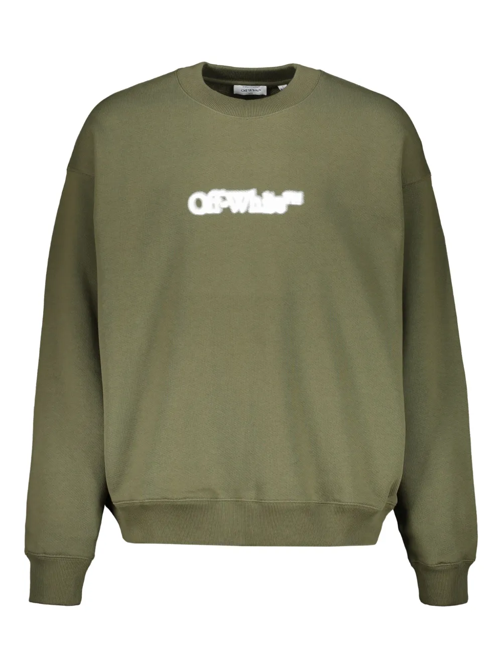 

Лонгслив с логотипом Off-White, зеленый