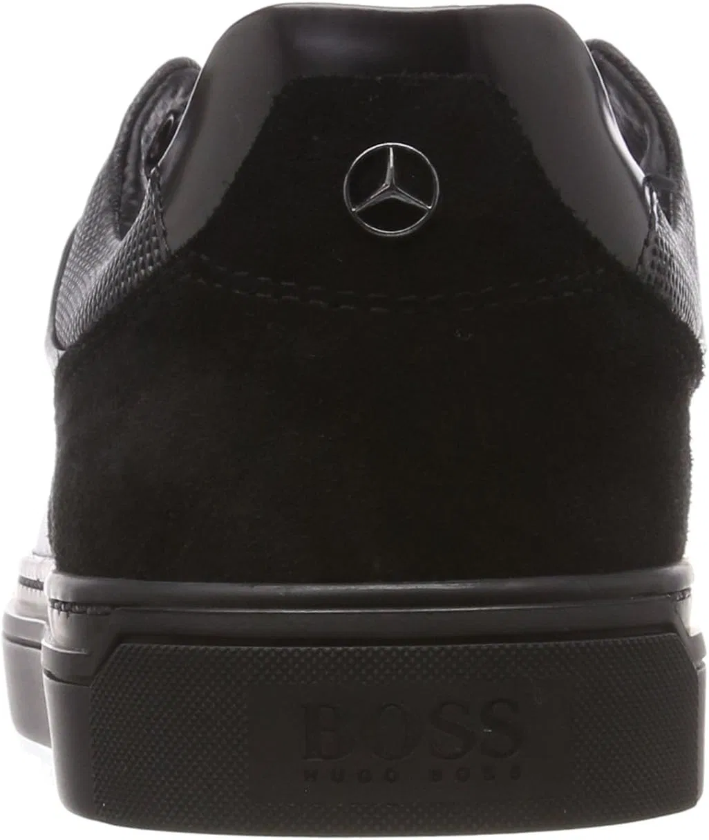 HUGO BOSS Мужские кроссовки Hologram_Tenn_mb, Black 001 — фото 3
