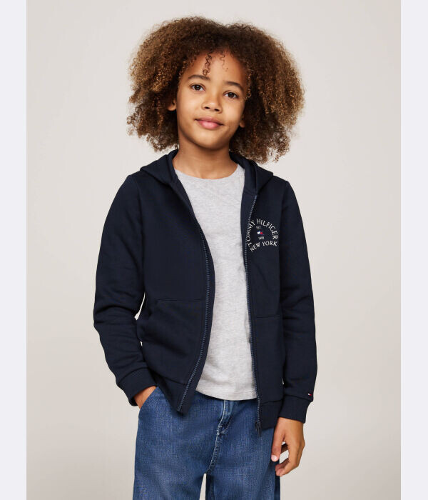

Толстовка детская Tommy Hilfiger Regular Fit на молнии, синий