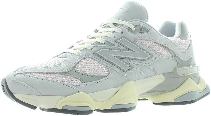 Кроссовки мужские New Balance 9060, Grey/Candy Pink/Cement Grey — фото 4