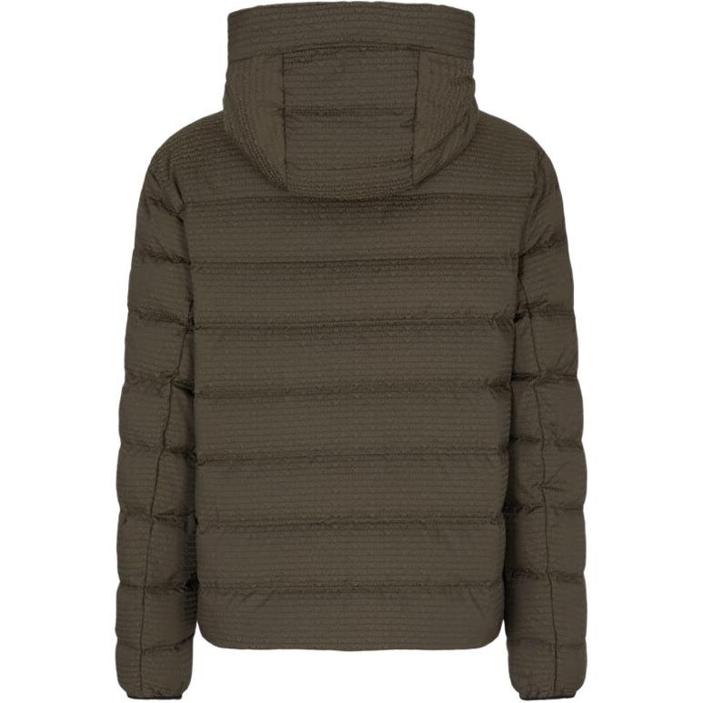 Куртка с жаккардовым логотипом Emporio Armani, army зеленый — фото 3