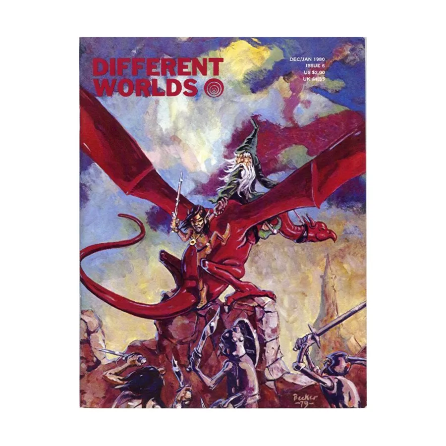 

Журнал #6 "Superhero - 2044 Special Rules, RuneQuest Cult", Different Worlds Magazine