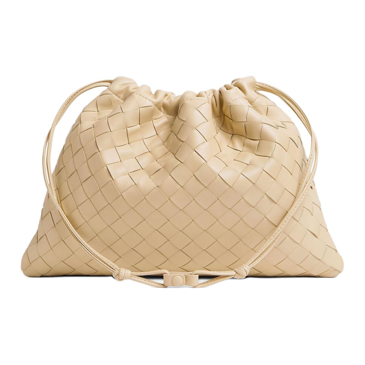 Клатч из коровьей кожи Dustbag для женщин, цвет Cave Stone Bottega Veneta, basic set (bag+dust bag) — фото 3