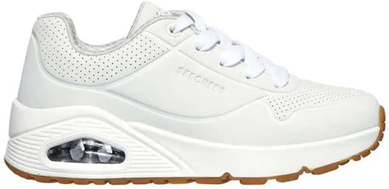 Детские кроссовки Skechers UNO Stand On Air 403674l, White Synthetic Trim — фото 4