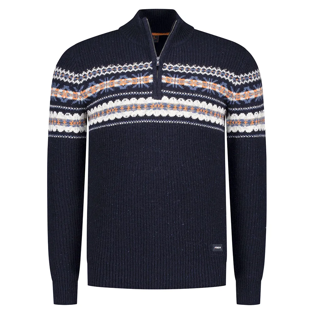 

Свитер Nza New Zealand 25KN405 half zip, синий