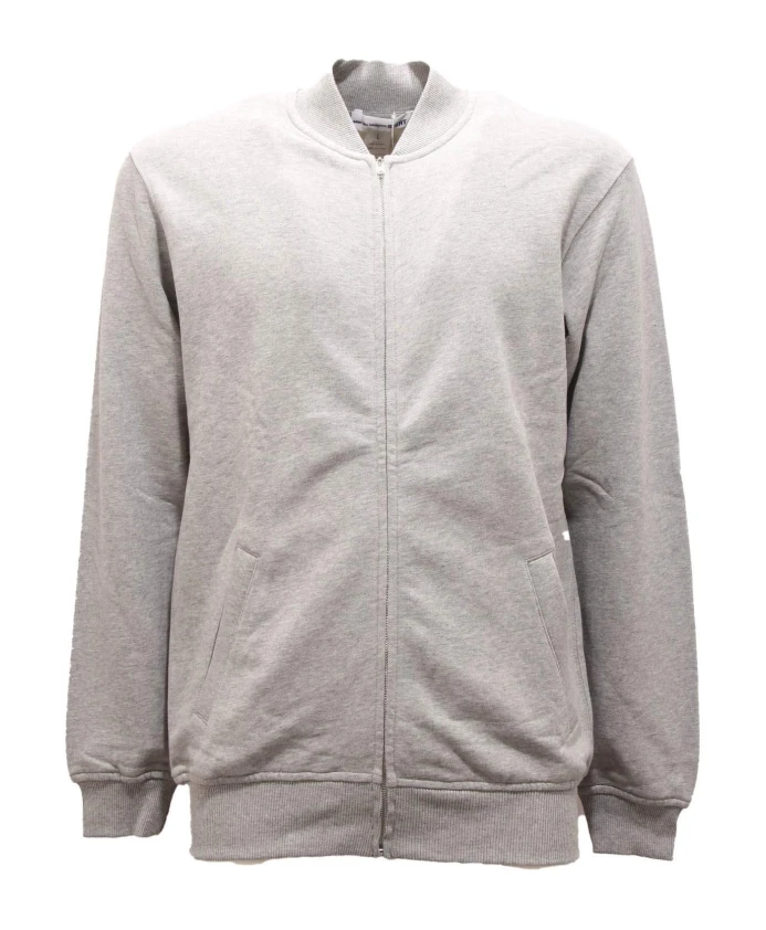 

Яркая толстовка в стиле ретро с застежкой-молнией Comme Des Garã§Ons, серый