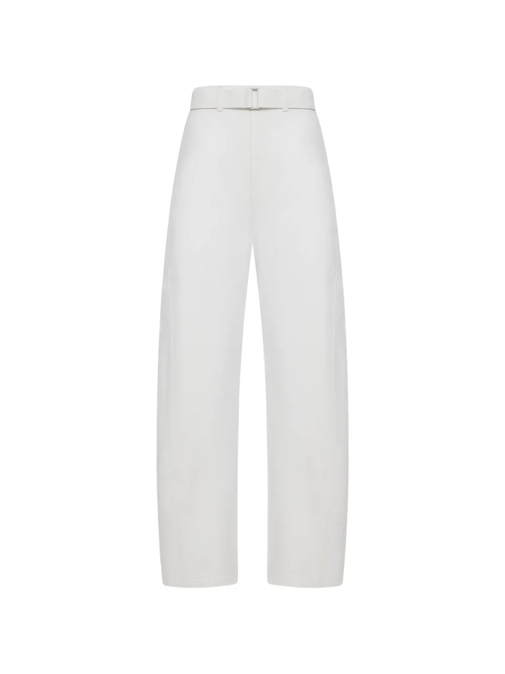 

Брюки с ремнем из отбеленного денима Lemaire, белый