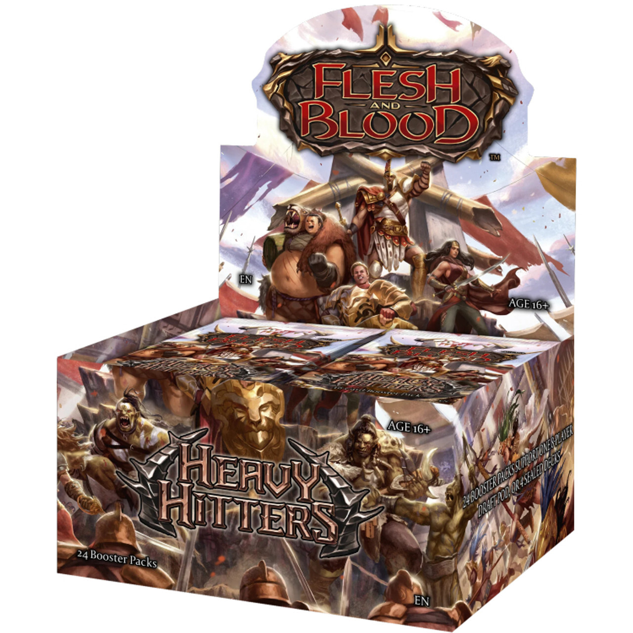 

Карточная игра Flesh & Blood TCG: Heavy Hitters - Booster Box (Bulk Discounts)