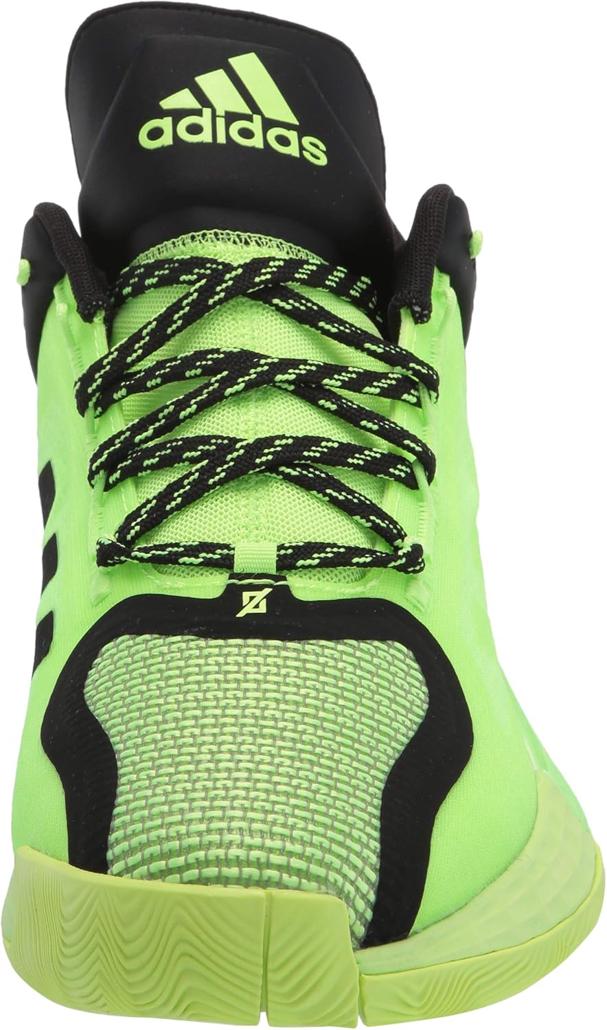Кроссовки Adidas для взрослых унисекс D Rose 11, черный/зеленый — фото 2
