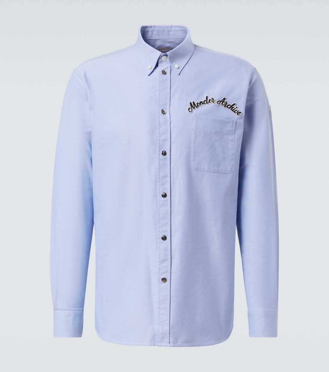 

Хлопковая рубашка Moncler, Cool Blue