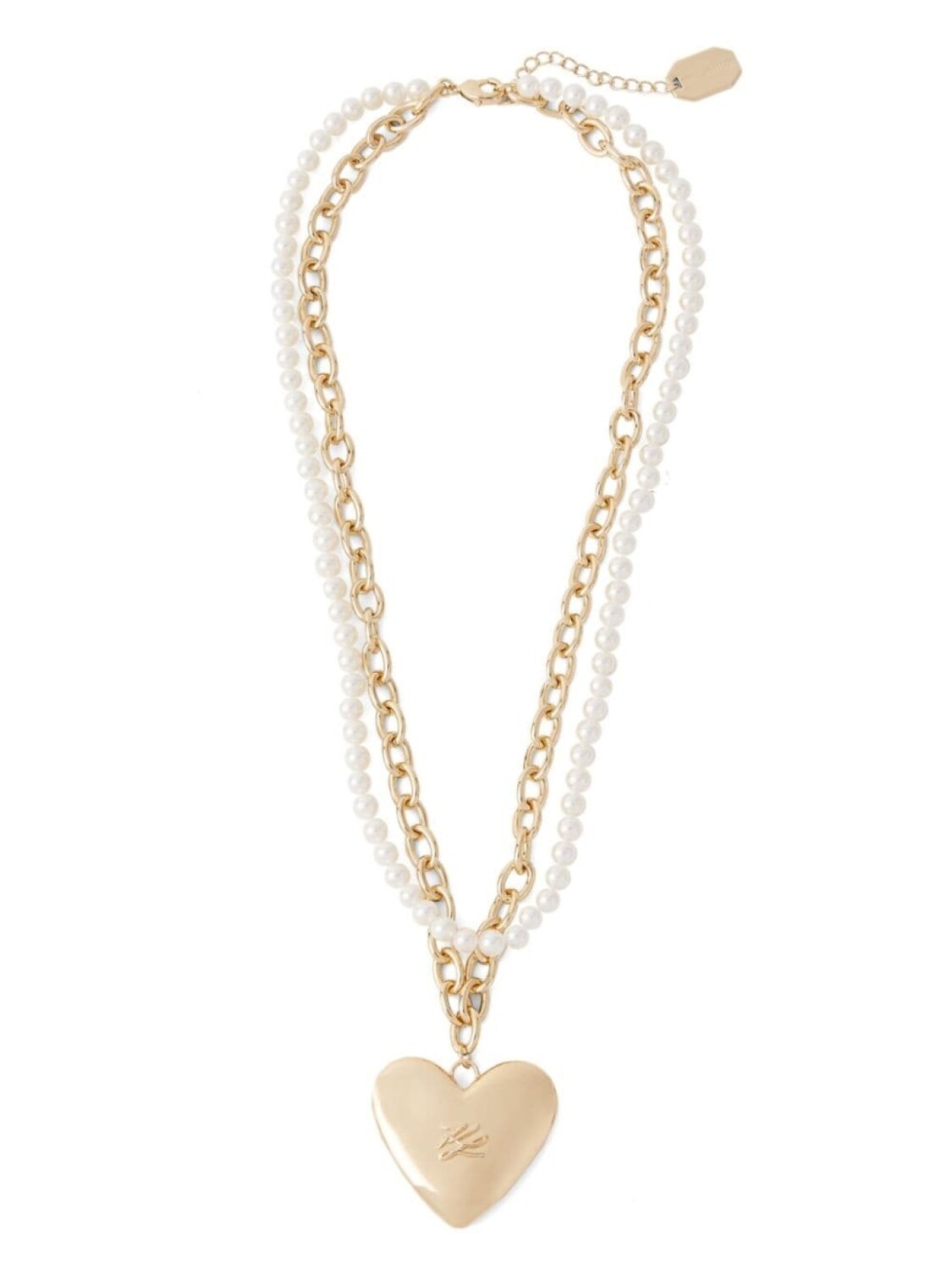 

Колье K/Heart с жемчугом Karl Lagerfeld, золотой