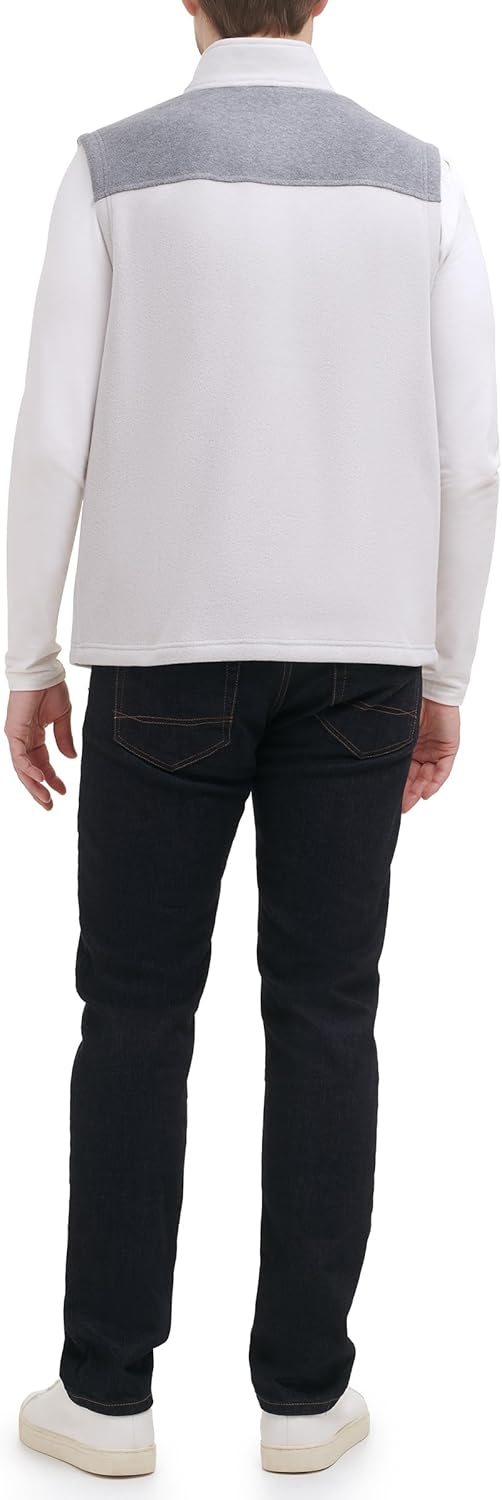 Легкий мужской жилет Tommy Hilfiger Polar Fleece, Light Grey/Ice — фото 3