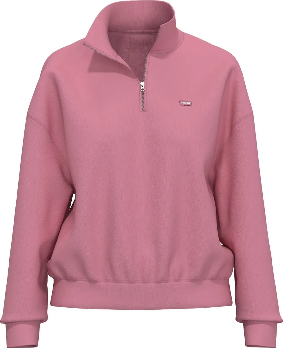 

Толстовка Levi's "LV Sweatshirt EVERYDAY 1/4 ZIP", из мягкой смеси хлопка, цвет Tameless Rose