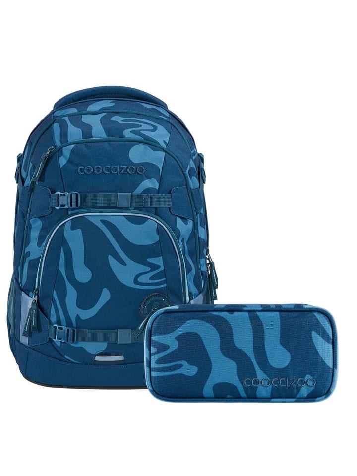 

Coocazoo Набор школьных рюкзаков MATE Breaking Waves, синий, 2 предмета