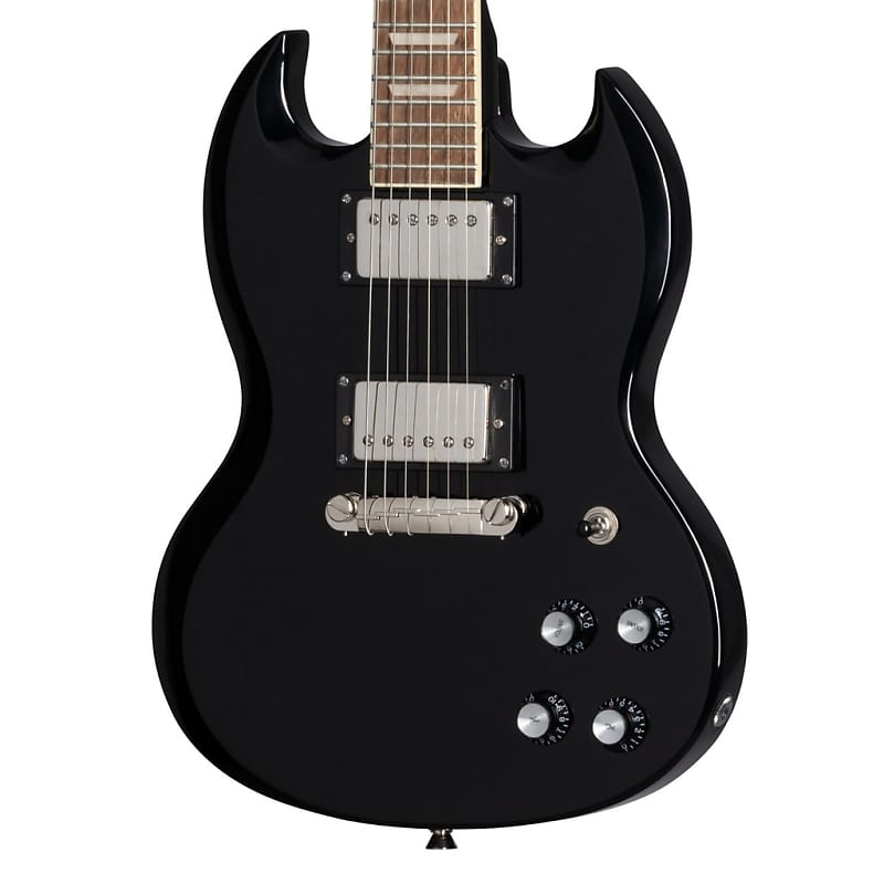 

Электрогитара Epiphone Power Players SG Electric Guitar, Dark Matter Ebony w/Gig Bag