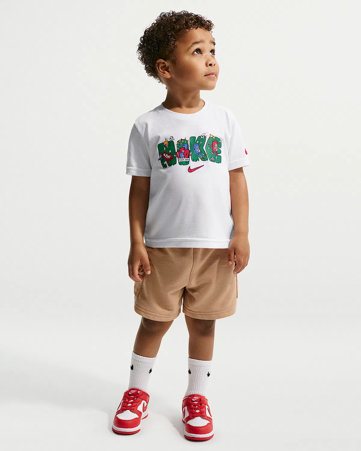 Детская футболка Nike Toddler Boxy Multi-Sport Graphic T-Shirt, White — фото 4