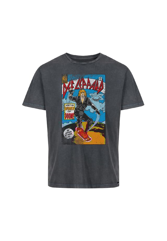 

Футболка def leppard women of doom с модным принтом комиксов def leppard Re:Covered, черный