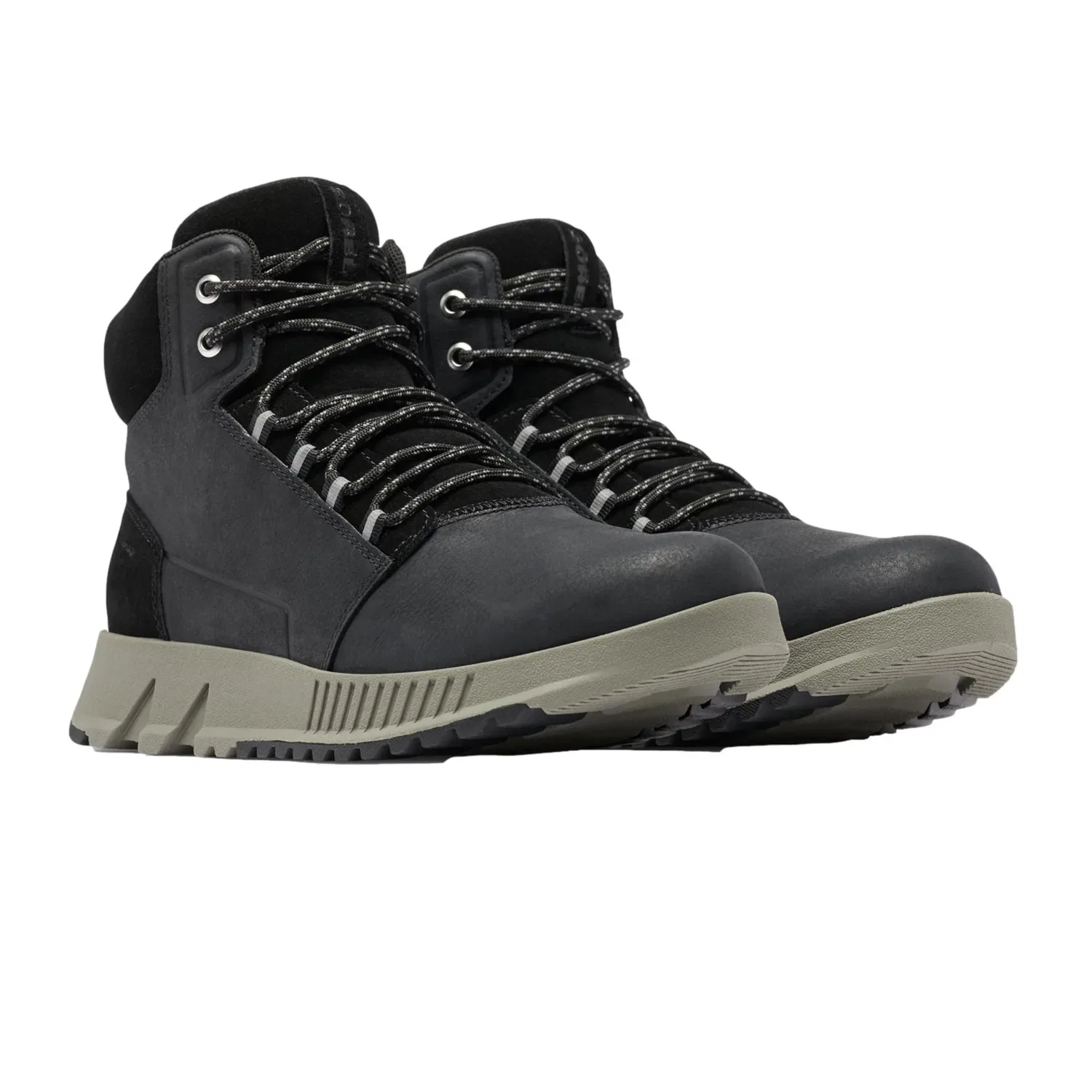 Водонепроницаемые мужские ботинки Sorel Mac Hill Lite Mid, цвет Black/Quarry — фото 2