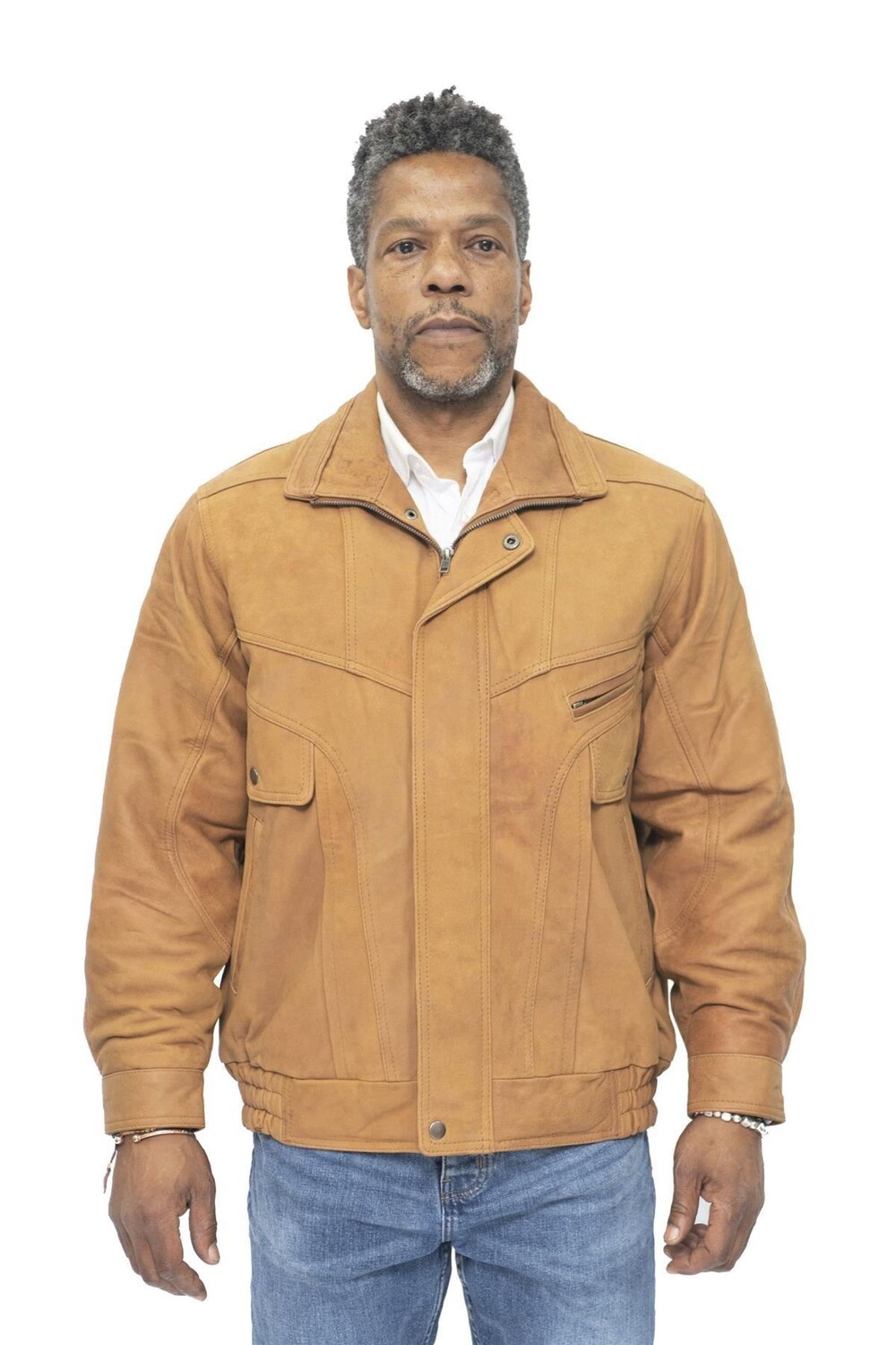 

Классический кожаный бомбер Harrington-Минск Infinity Leather, коричневый