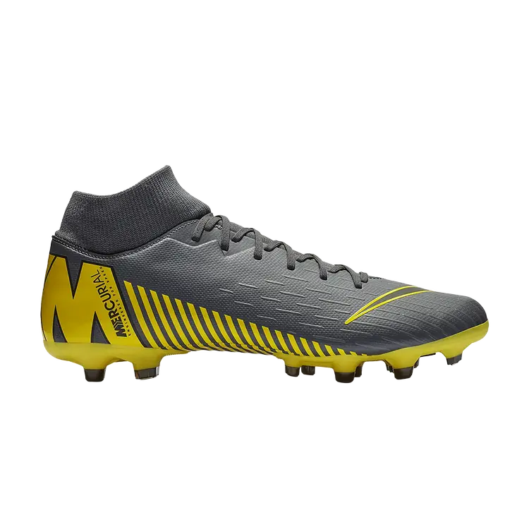 

Кроссовки Nike Mercurial Superfly 6 Academy MG 'Dark Grey Yellow', серый
