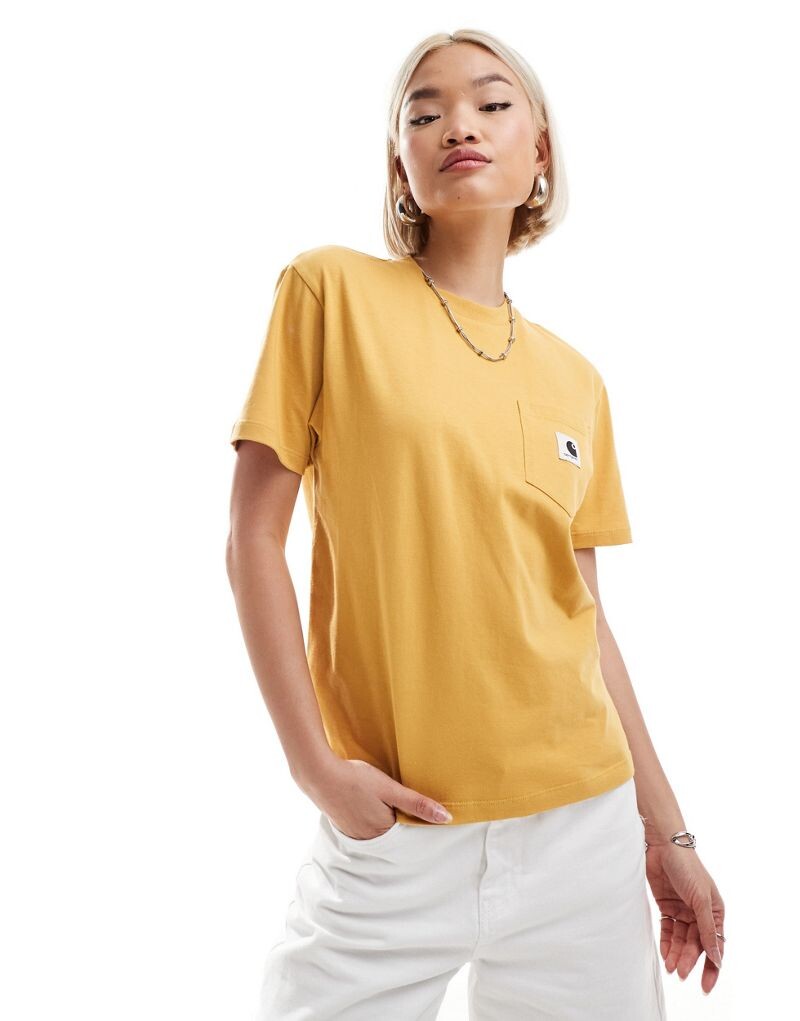 

Желтая футболка с карманами Carhartt WIP