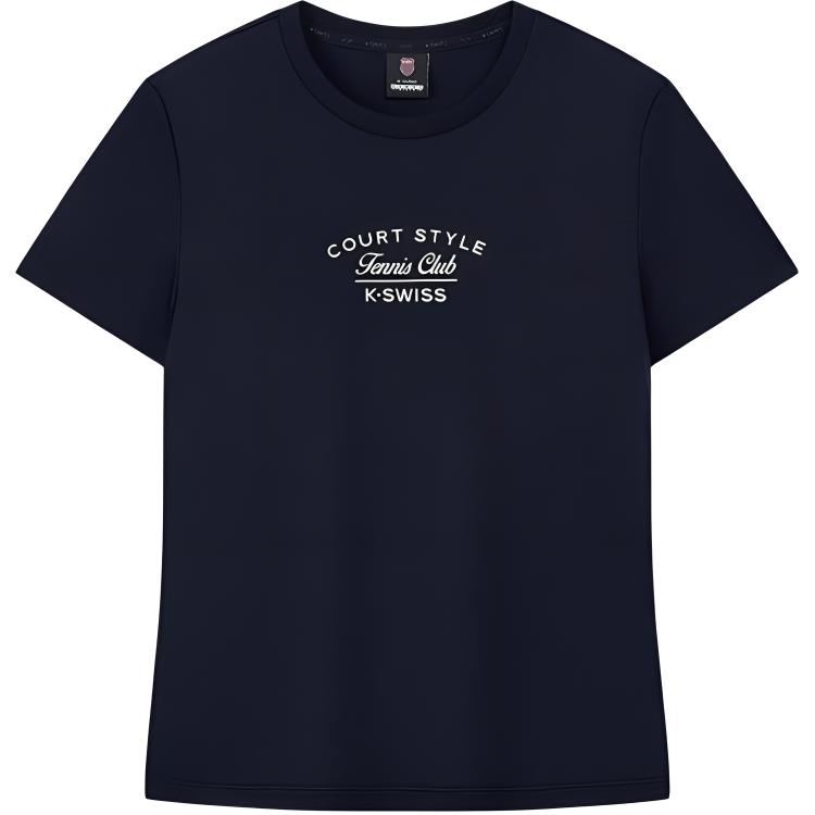 

Футболка женская K·SWISS, темный индиго, Фиолетовый, Футболка женская K·SWISS, темный индиго