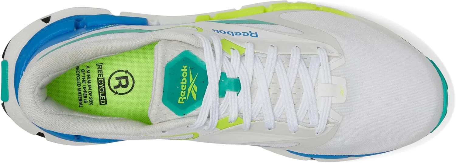 Мужские кроссовки Reebok Floatzig Symmetros, белый/зеленый/синий — фото 3