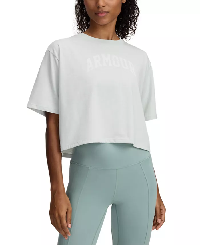 

Женская футболка Rival с коротким рукавом Under Armour, зеленый