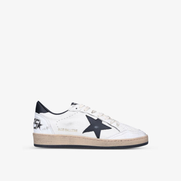 

Кожаные низкие кеды Ball Star 10283 Golden Goose, черный