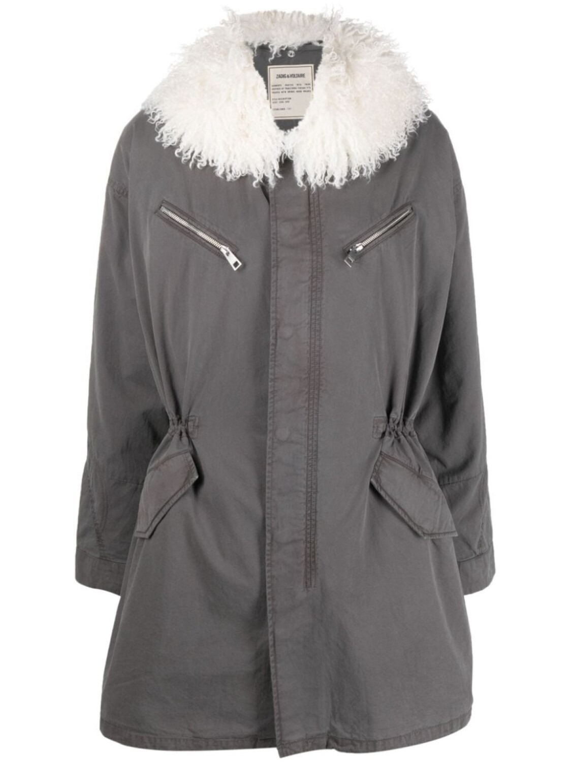 

Zadig&Voltaire парка Kidea на молнии, серый