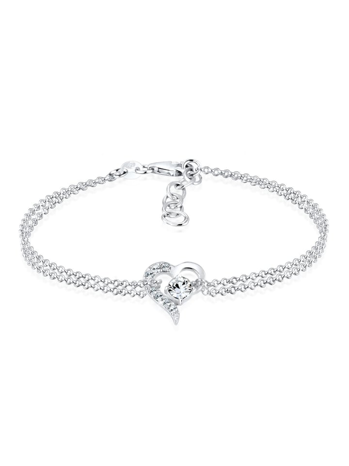 

Elli Браслет из серебра 925 пробы с сердечком